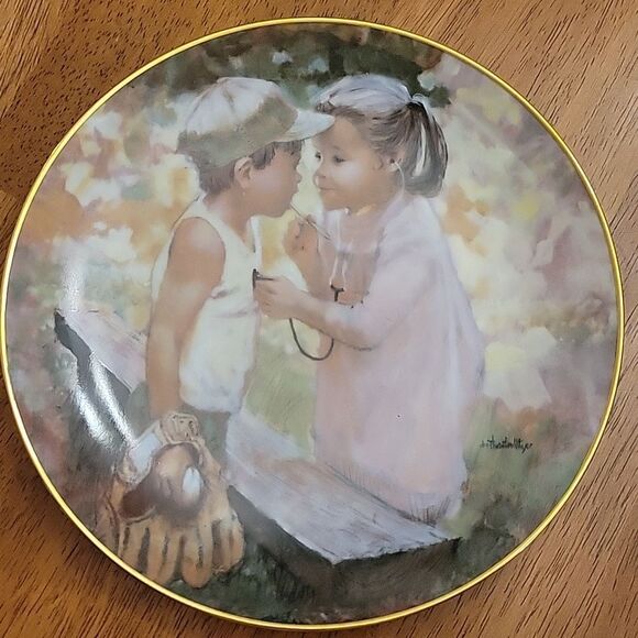 Vintage 1984 Hamilton Collection "The Summer Days Of Childhood " - Picture 1 of 4
